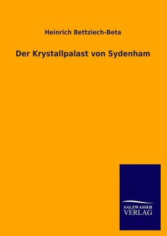 Der Krystallpalast von Sydenham