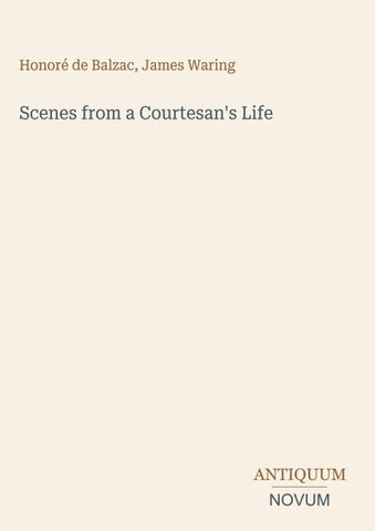 Scenes from a Courtesan's Life