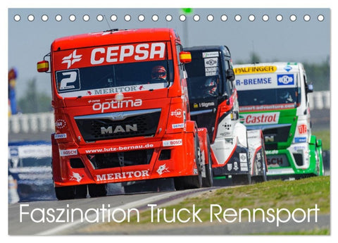 Faszination Truck Rennsport (Tischkalender 2027 DIN A5 quer), CALVENDO Monatskalender