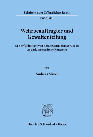 Wehrbeauftragter und Gewaltenteilung.