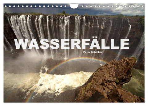 Wasserfälle (Wandkalender 2027 DIN A4 quer), CALVENDO Monatskalender
