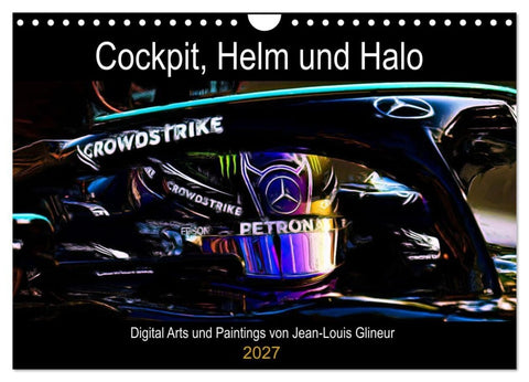 Cockpit, Helm und Halo (Wandkalender 2027 DIN A4 quer), CALVENDO Monatskalender
