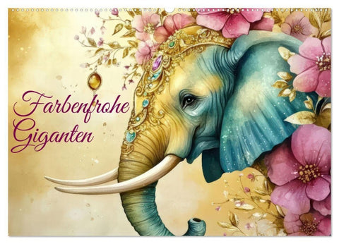 Farbenfrohe Giganten (Wandkalender 2027 DIN A2 quer), CALVENDO Monatskalender