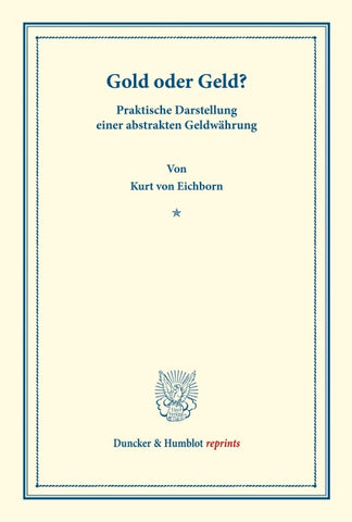 Gold oder Geld?