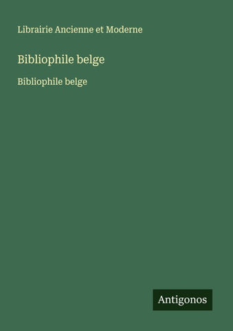 Bibliophile belge