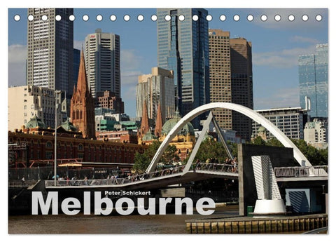 Melbourne (Tischkalender 2027 DIN A5 quer), CALVENDO Monatskalender