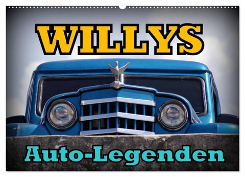 Auto-Legenden: WILLYS (Wandkalender 2026 DIN A2 quer), CALVENDO Monatskalender