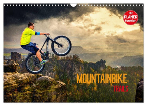 Mountainbike Trails (Wandkalender 2026 DIN A3 quer), CALVENDO Monatskalender