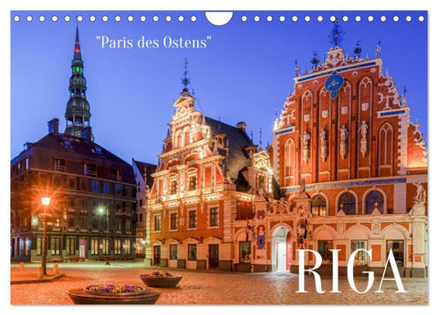 Riga - Paris des Ostens (Wandkalender 2026 DIN A4 quer), CALVENDO Monatskalender
