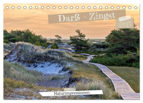 Darß-Zingst Naturimpressionen (Tischkalender 2027 DIN A5 quer), CALVENDO Monatskalender