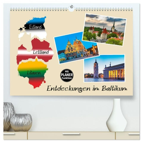 Entdeckungen im Baltikum (hochwertiger Premium Wandkalender 2027 DIN A2 quer), Kunstdruck in Hochglanz