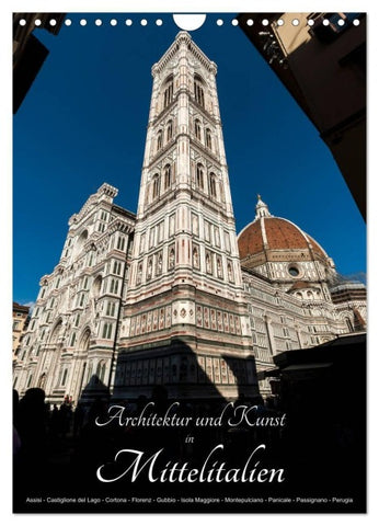 Architektur und Kunst in Mittelitalien (Wandkalender 2027 DIN A4 hoch), CALVENDO Monatskalender