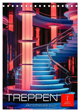 Treppen Architektur (Tischkalender 2027 DIN A5 hoch), CALVENDO Monatskalender