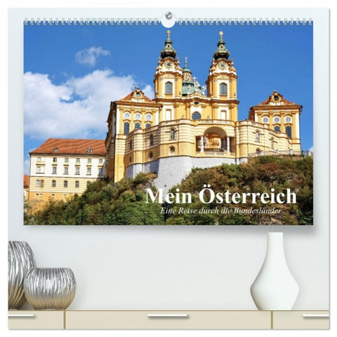 Mein Österreich. Eine Reise durch die Bundesländer (hochwertiger Premium Wandkalender 2027 DIN A2 quer), Kunstdruck in Hochglanz