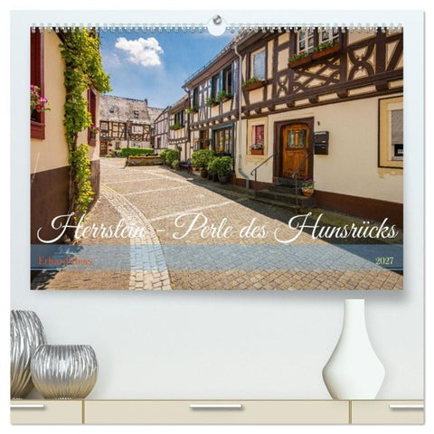 Herrstein - Perle des Hunsrücks (hochwertiger Premium Wandkalender 2027 DIN A2 quer), Kunstdruck in Hochglanz