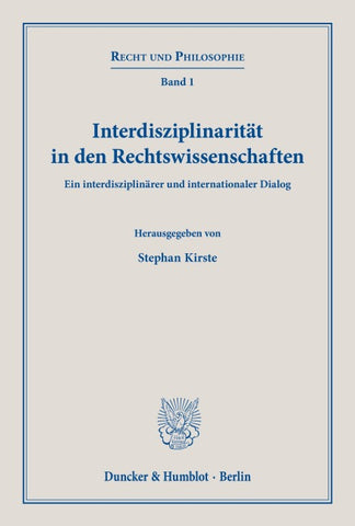 Interdisziplinarität in den Rechtswissenschaften.