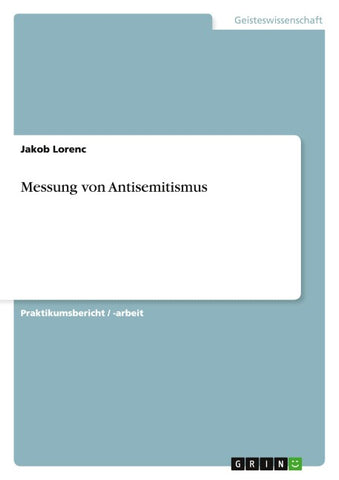 Messung von Antisemitismus