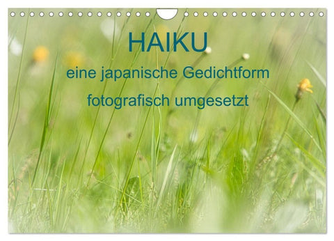 HAIKU, eine fotografische Interpretation (Wandkalender 2027 DIN A4 quer), CALVENDO Monatskalender