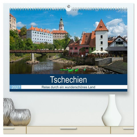 Tschechien - Eine Reise durch ein wunderschönes Land (hochwertiger Premium Wandkalender 2027 DIN A2 quer), Kunstdruck in Hochglanz