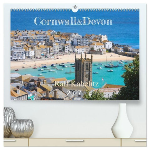 Cornwall & Devon 2027 (hochwertiger Premium Wandkalender 2027 DIN A2 quer), Kunstdruck in Hochglanz