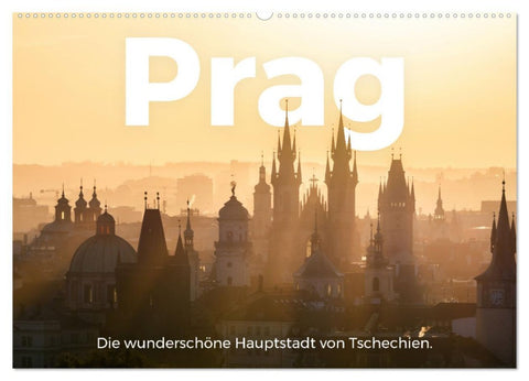 Prag - Die wunderschöne Hauptstadt von Tschechien. (Wandkalender 2026 DIN A2 quer), CALVENDO Monatskalender