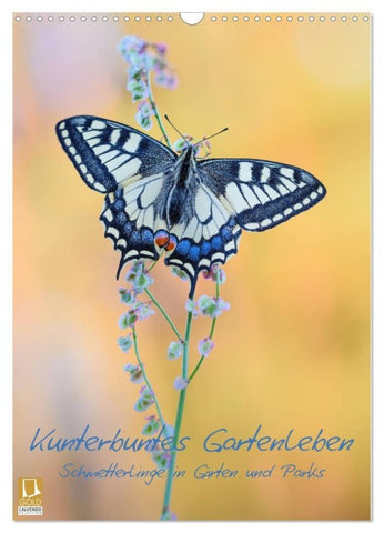 Kunterbuntes Gartenleben - Schmetterlinge in Gärten und Parks (Wandkalender 2027 DIN A3 hoch), CALVENDO Monatskalender
