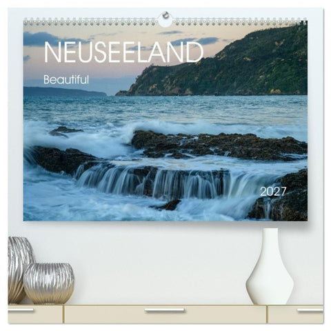 Beautiful Neuseeland (hochwertiger Premium Wandkalender 2027 DIN A2 quer), Kunstdruck in Hochglanz