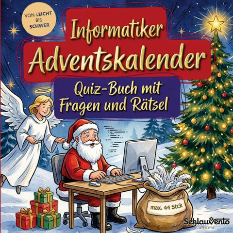 Informatiker-Adventskalender: Quiz-Buch mit Fragen und Rätsel