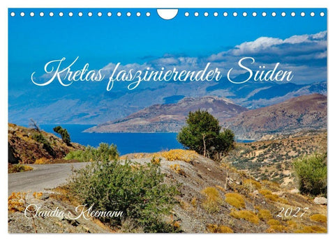 Kretas faszinierender Süden (Wandkalender 2027 DIN A4 quer), CALVENDO Monatskalender