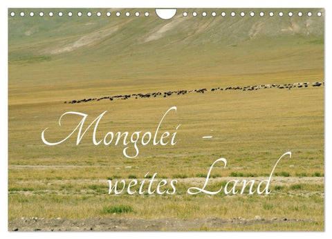 Mongolei - weites Land (Wandkalender 2027 DIN A4 quer), CALVENDO Monatskalender