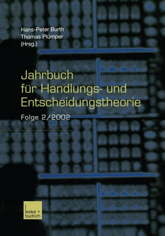 Jahrbuch für Handlungs- und Entscheidungstheorie