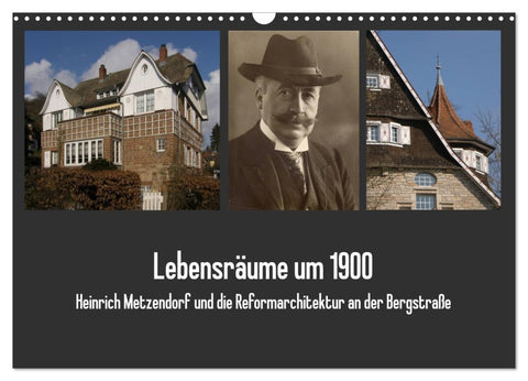 Lebensräume um 1900 (Wandkalender 2026 DIN A3 quer), CALVENDO Monatskalender