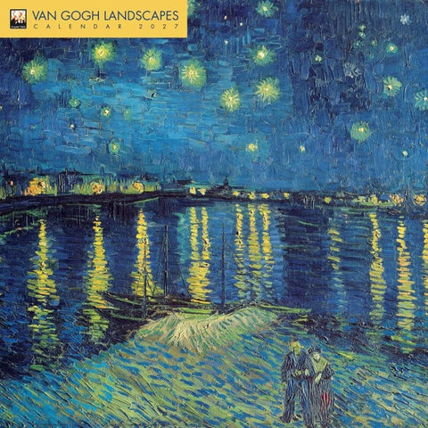 Vincent van Gogh – Landschaften 2027– Original Flame Tree Publishing-Kalender [Kalender]