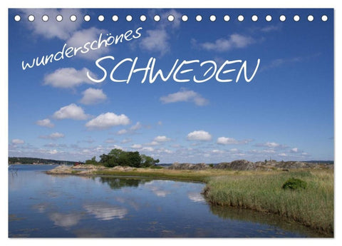 Wunderschönes Schweden (Tischkalender 2027 DIN A5 quer), CALVENDO Monatskalender