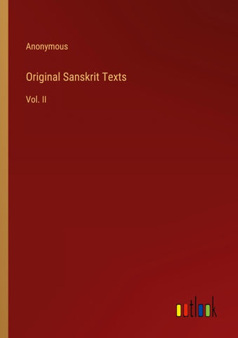 Original Sanskrit Texts