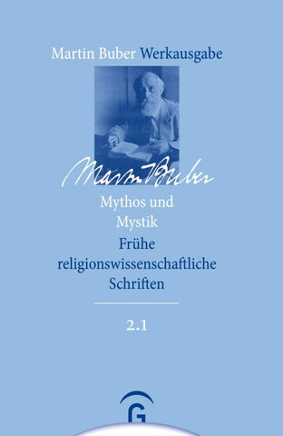 Martin Buber-Werkausgabe (MBW) / Mythos und Mystik