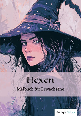 Hexen – Malbuch für Erwachsene