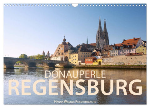 Donauperle Regensburg (Wandkalender 2026 DIN A3 quer), CALVENDO Monatskalender