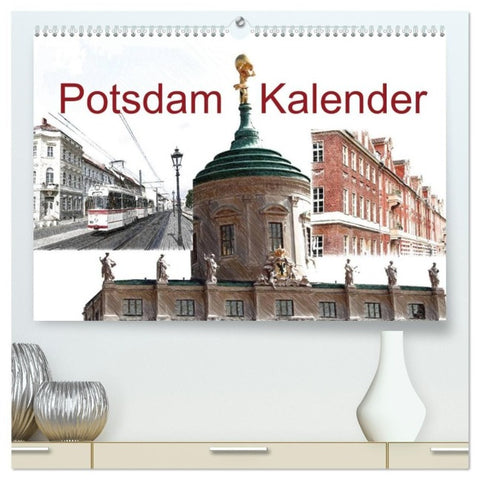 Potsdam Kalender (hochwertiger Premium Wandkalender 2027 DIN A2 quer), Kunstdruck in Hochglanz