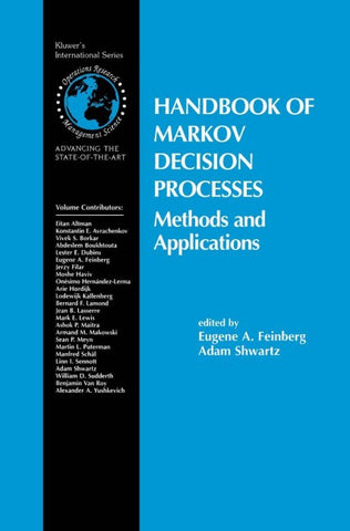 Handbook of Markov Decision Processes