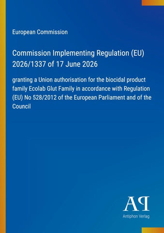 Commission Implementing Regulation (EU) 2026/1337 of 17 June 2026