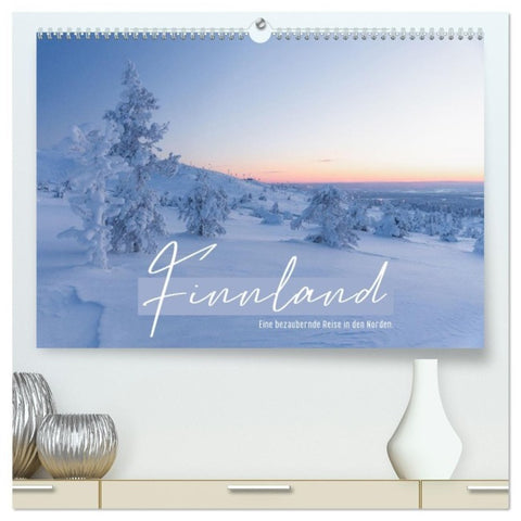 Finnland - Eine bezaubernde Reise in den Norden. (hochwertiger Premium Wandkalender 2027 DIN A2 quer), Kunstdruck in Hochglanz