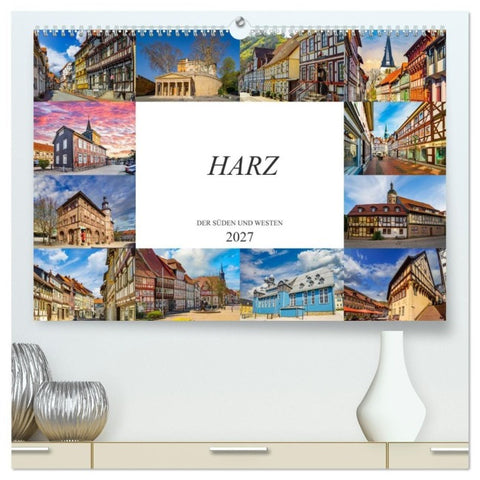 Harz der Süden und Westen (hochwertiger Premium Wandkalender 2027 DIN A2 quer), Kunstdruck in Hochglanz