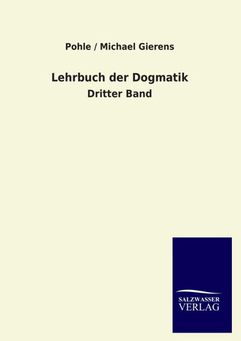 Lehrbuch der Dogmatik