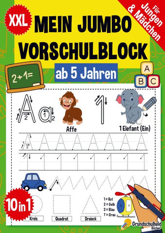 Mein Jumbo Vorschulblock