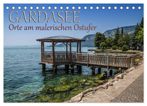 GARDASEE Orte am malerischen Ostufer (Tischkalender 2026 DIN A5 quer), CALVENDO Monatskalender