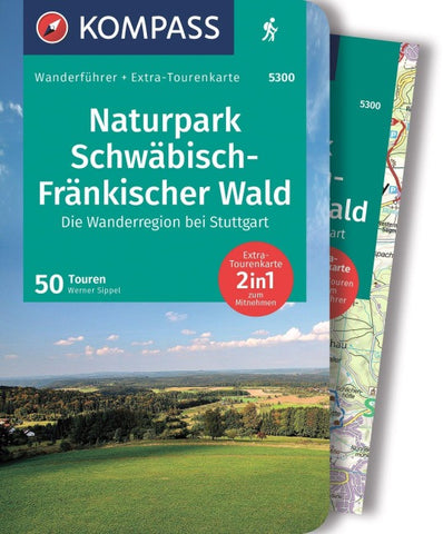 KOMPASS Wanderführer Naturpark Schwäbisch-Fränkischer Wald, Die Wanderregion bei Stuttgart, 50 Touren mit Extra-Tourenkarte