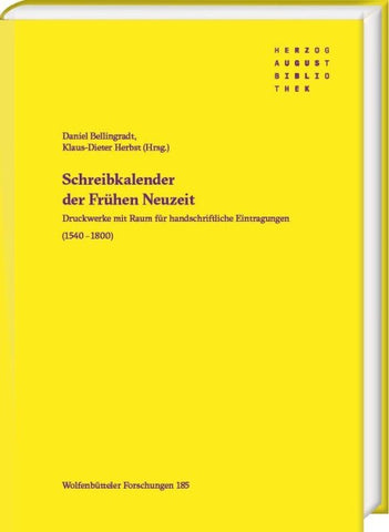 Schreibkalender der Frühen Neuzeit