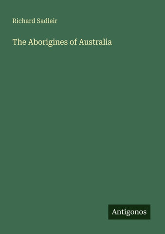 The Aborigines of Australia