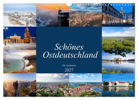 Schönes Ostdeutschland (Wandkalender 2027 DIN A3 quer), CALVENDO Monatskalender
